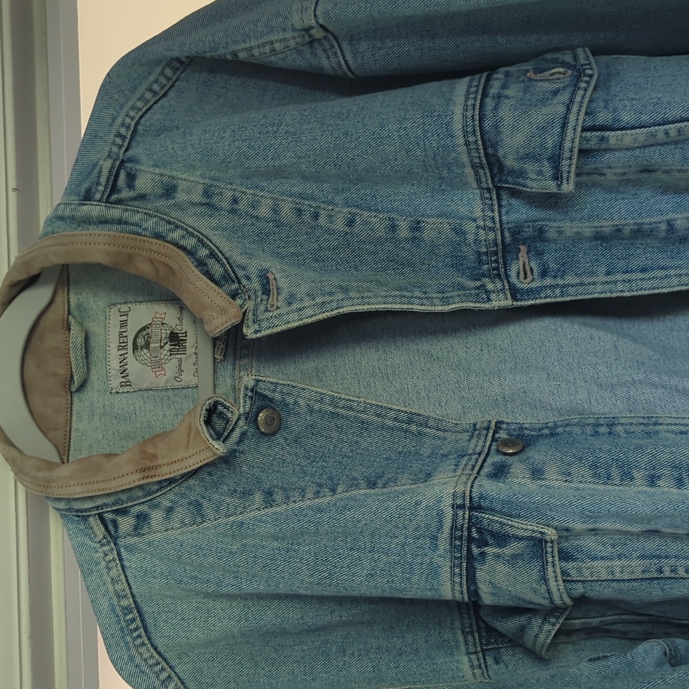 Vintage Banana Republic Denim Jacket Size XL